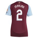 aston villa adidas home shirt 2024-25 – womens with mayling 2 cup printing Collection | Official Aston Villa FC Gear Online