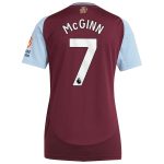 aston villa adidas home shirt 2024-25 – womens with mcginn 7 printing Collection | Official Aston Villa FC Gear Online
