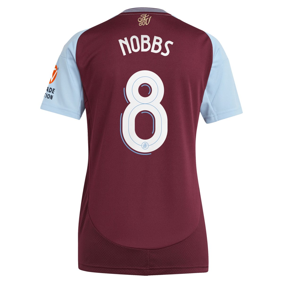 aston villa adidas home shirt 2024-25 – womens with nobbs 8 cup printing Collection | Official Aston Villa FC Gear Online