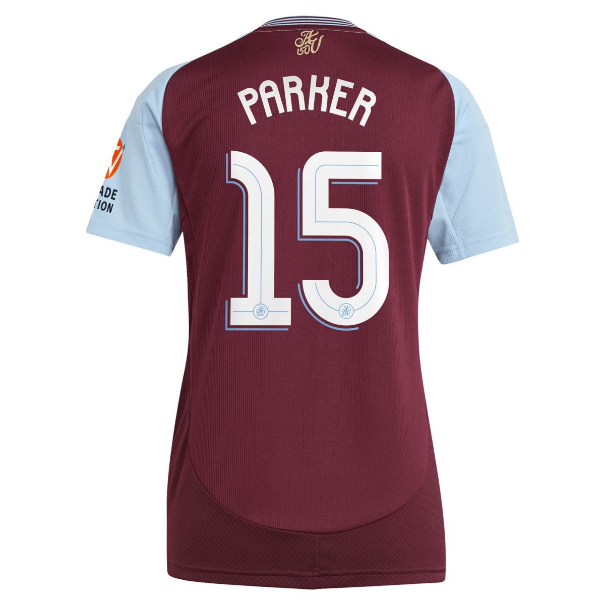 aston villa adidas home shirt 2024-25 – womens with parker 15 cup printing Collection | Official Aston Villa FC Gear Online