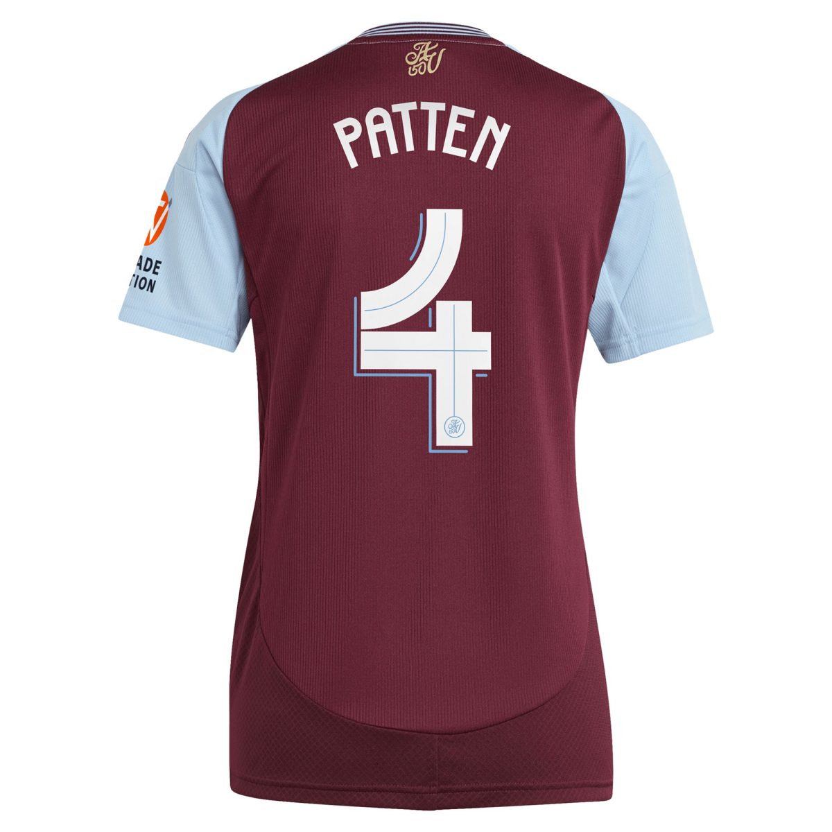 aston villa adidas home shirt 2024-25 – womens with patten 4 cup printing Collection | Official Aston Villa FC Gear Online