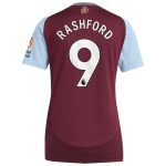 aston villa adidas home shirt 2024-25 – womens with rashford 9 printing Collection | Official Aston Villa FC Gear Online