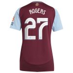 aston villa adidas home shirt 2024-25 – womens with rogers 27 cup printing Collection | Official Aston Villa FC Gear Online