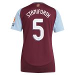 aston villa adidas home shirt 2024-25 – womens with staniforth 5 cup printing Collection | Official Aston Villa FC Gear Online