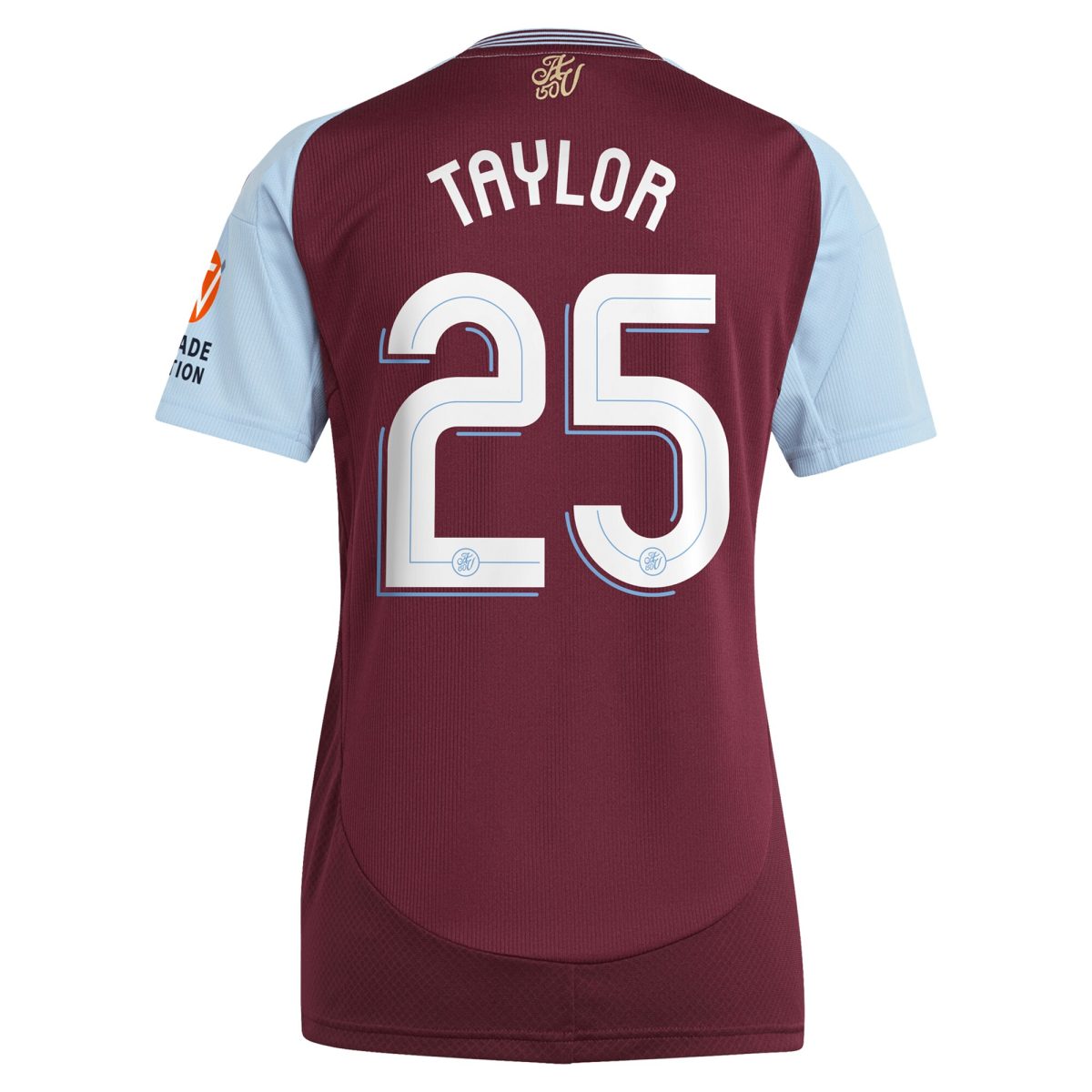 aston villa adidas home shirt 2024-25 – womens with taylor 25 cup printing Collection | Official Aston Villa FC Gear Online