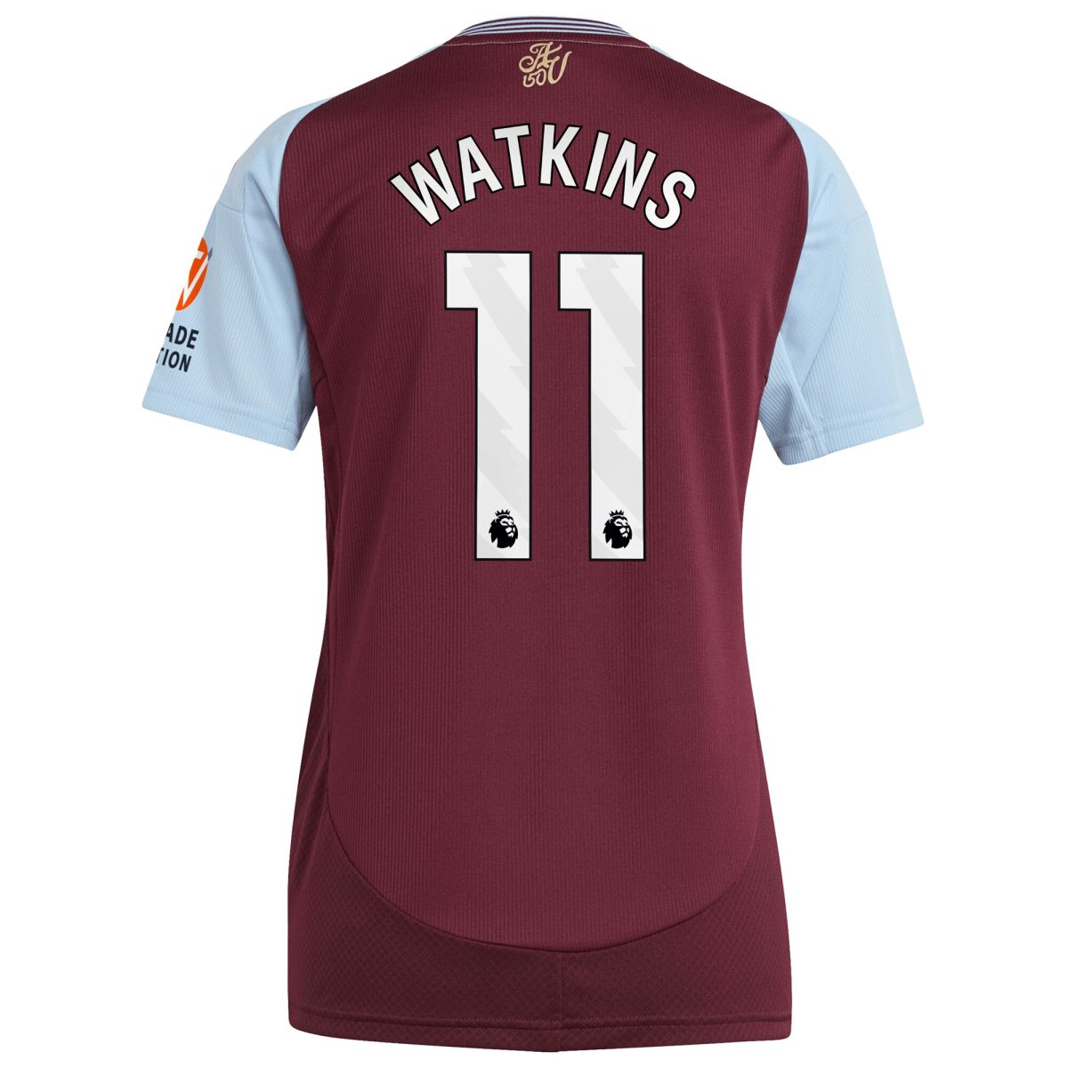 aston villa adidas home shirt 2024-25 – womens with watkins 11 printing Collection | Official Aston Villa FC Gear Online