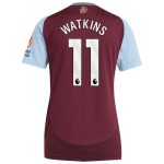 aston villa adidas home shirt 2024-25 – womens with watkins 11 printing Collection | Official Aston Villa FC Gear Online