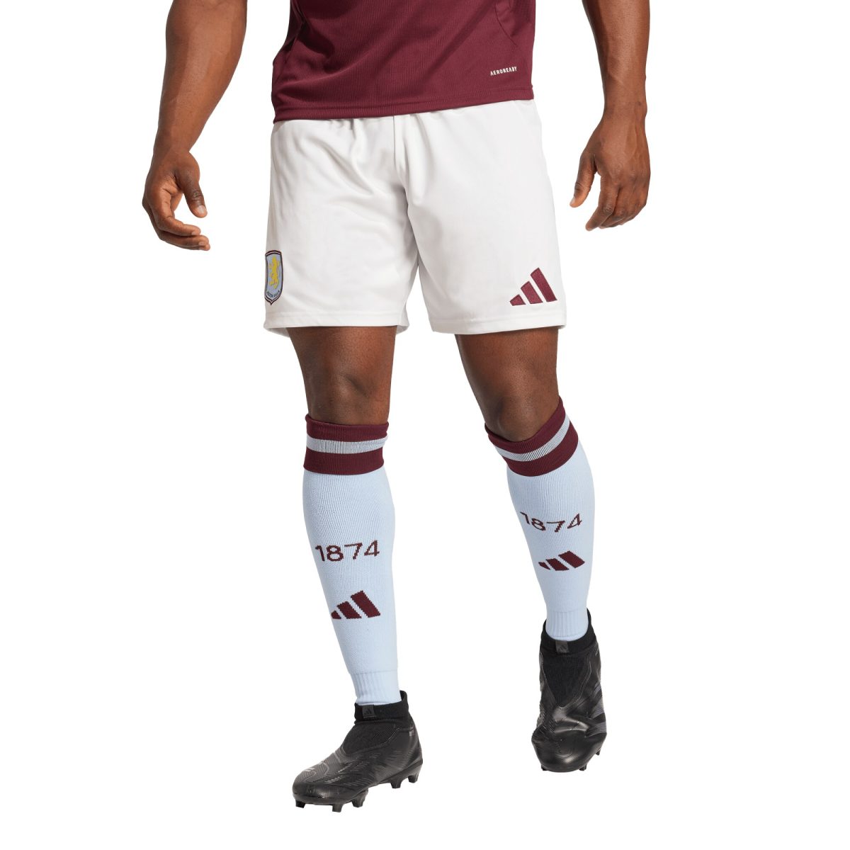 aston villa adidas home shorts 2024-25 with custom printing Collection | Official Aston Villa FC Gear Online