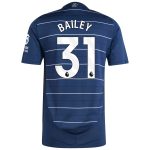 aston villa adidas third authentic shirt 2024-25 with bailey 31 printing Collection | Official Aston Villa FC Gear Online