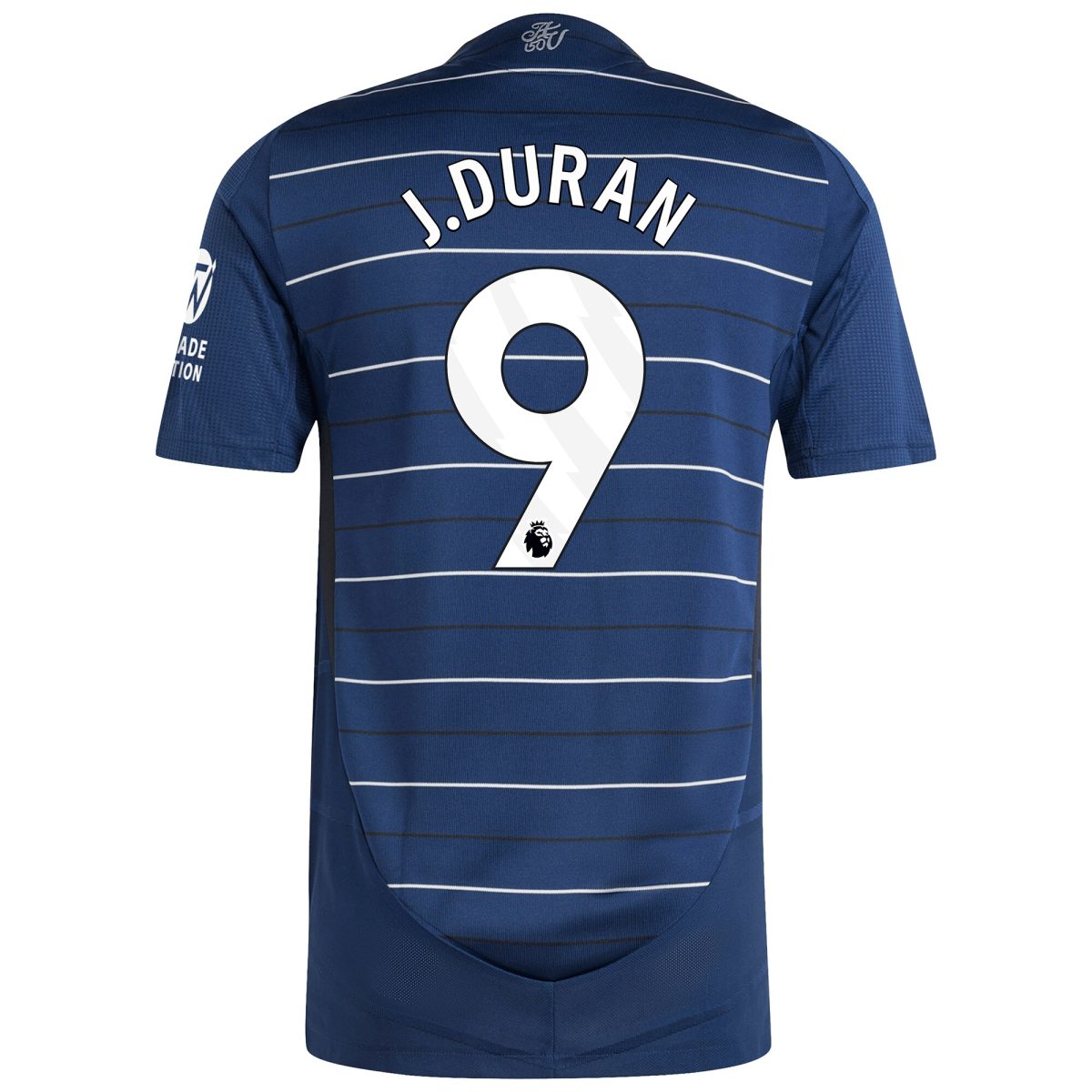 aston villa adidas third authentic shirt 2024-25 with j.duran 9 printing Collection | Official Aston Villa FC Gear Online