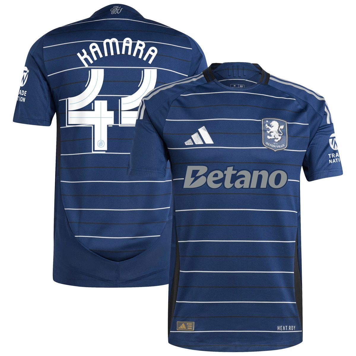 aston villa adidas third authentic shirt 2024-25 with kamara 44 cup printing Collection | Official Aston Villa FC Gear Online