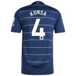 aston villa adidas third authentic shirt 2024-25 with konsa 4 printing Collection | Official Aston Villa FC Gear Online
