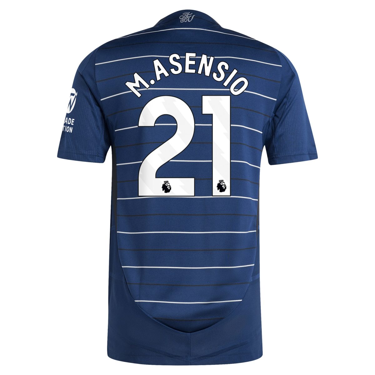 aston villa adidas third authentic shirt 2024-25 with m.asensio 21 printing Collection | Official Aston Villa FC Gear Online