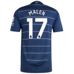 aston villa adidas third authentic shirt 2024-25 with malen 17 printing Collection | Official Aston Villa FC Gear Online