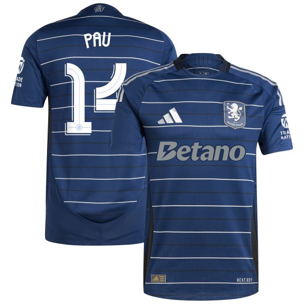 aston villa adidas third authentic shirt 2024-25 with pau 14 cup printing Collection | Official Aston Villa FC Gear Online
