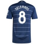 aston villa adidas third authentic shirt 2024-25 with tielemans 8 cup printing Collection | Official Aston Villa FC Gear Online