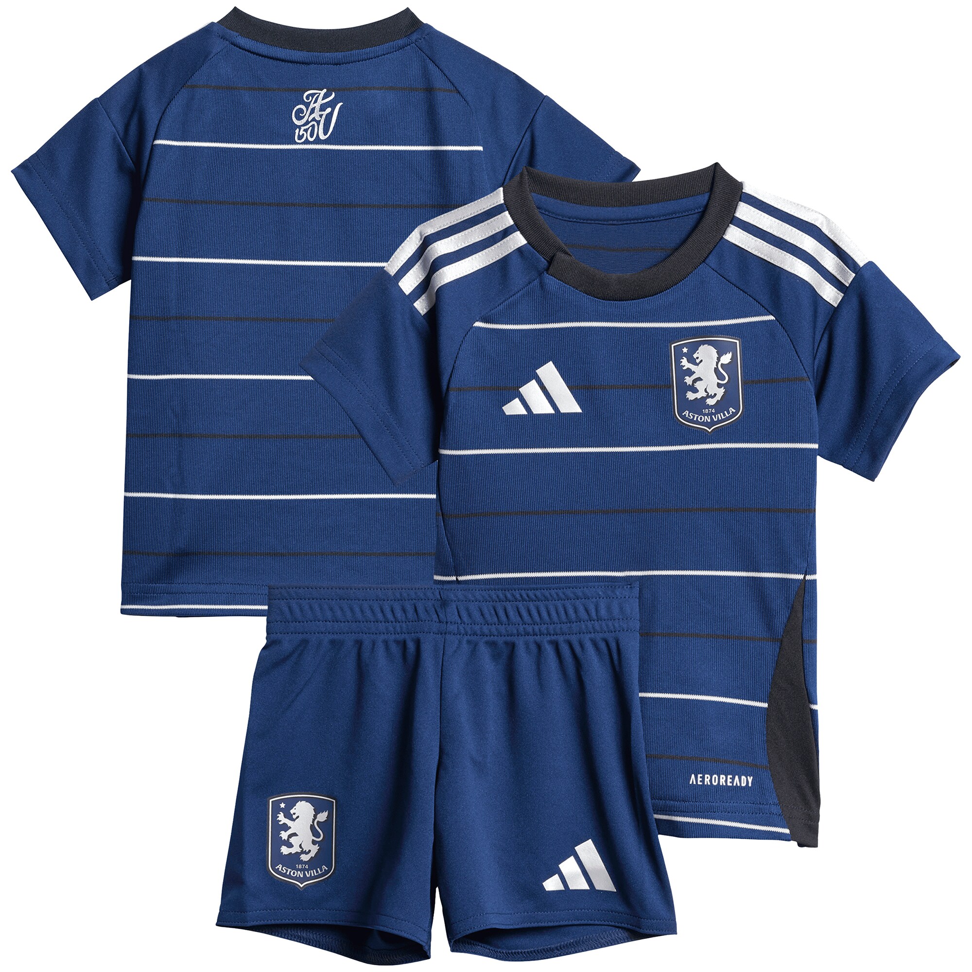 aston villa adidas third baby kit 2024-25 with custom printing Collection | Official Aston Villa FC Gear Online