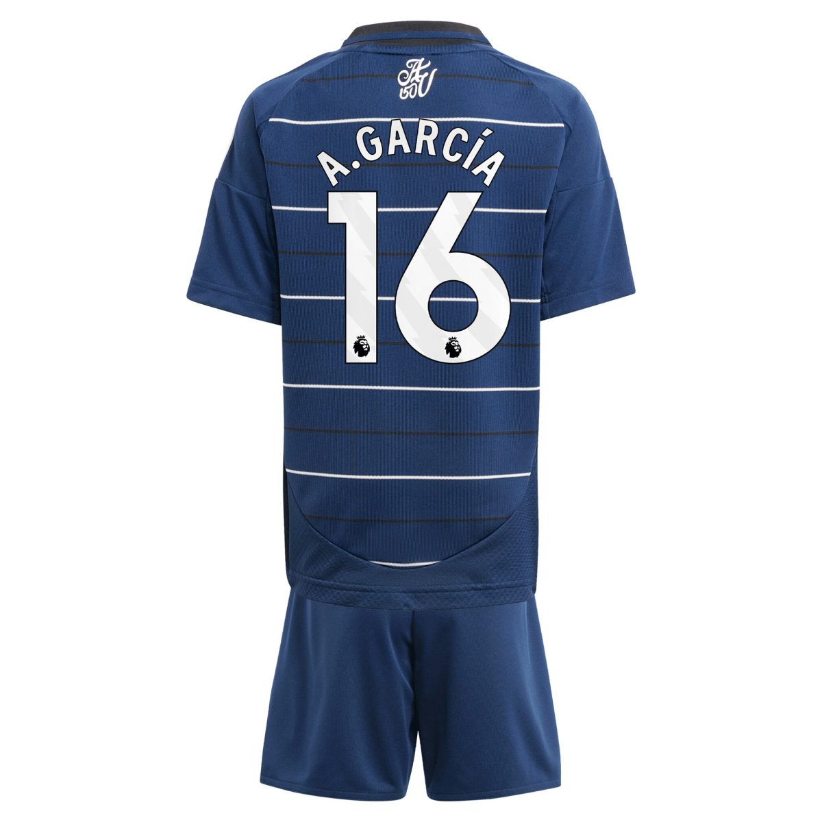 aston villa adidas third minikit 2024-25 with a.garcía 16 printing Collection | Official Aston Villa FC Gear Online