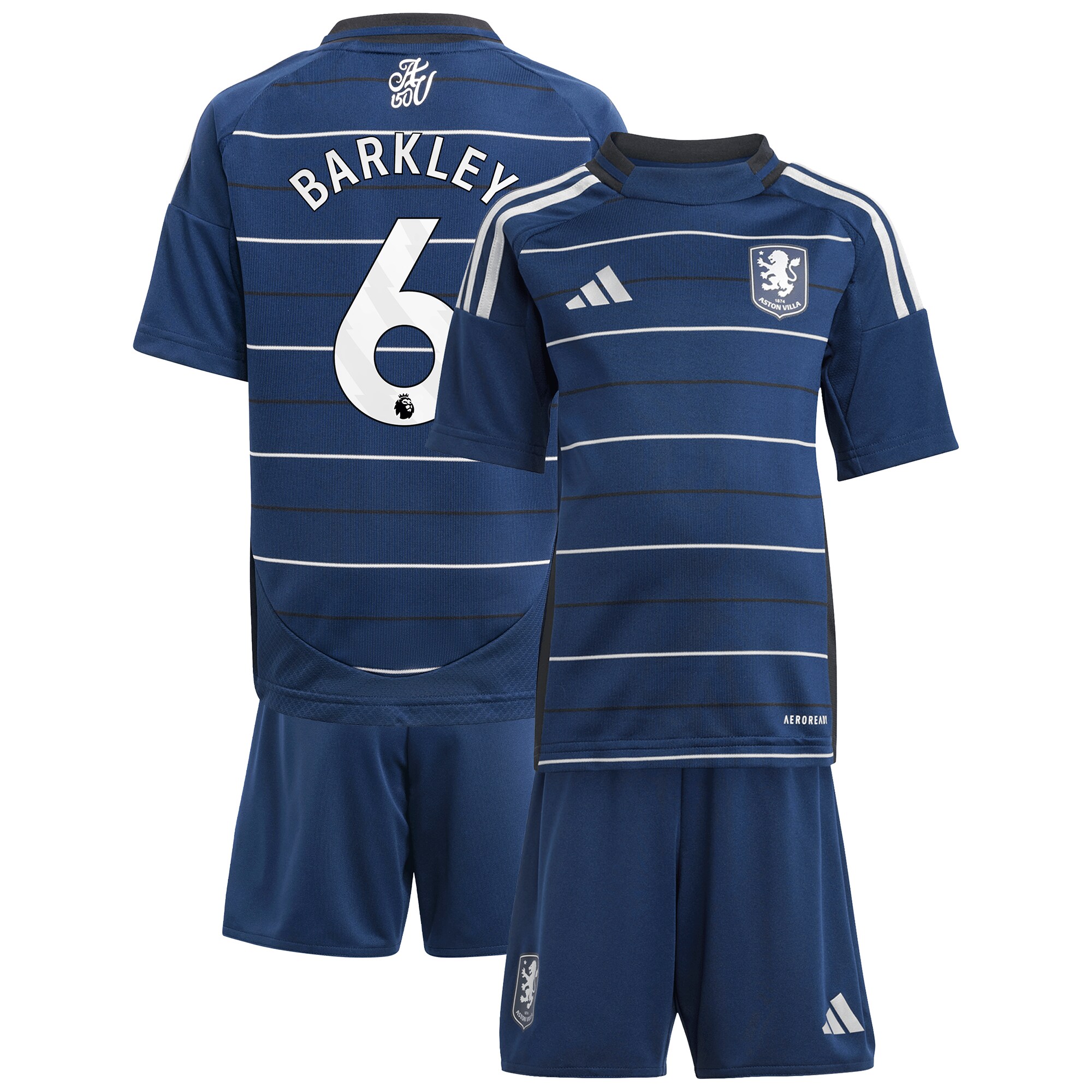 aston villa adidas third minikit 2024-25 with barkley 6 printing Collection | Official Aston Villa FC Gear Online