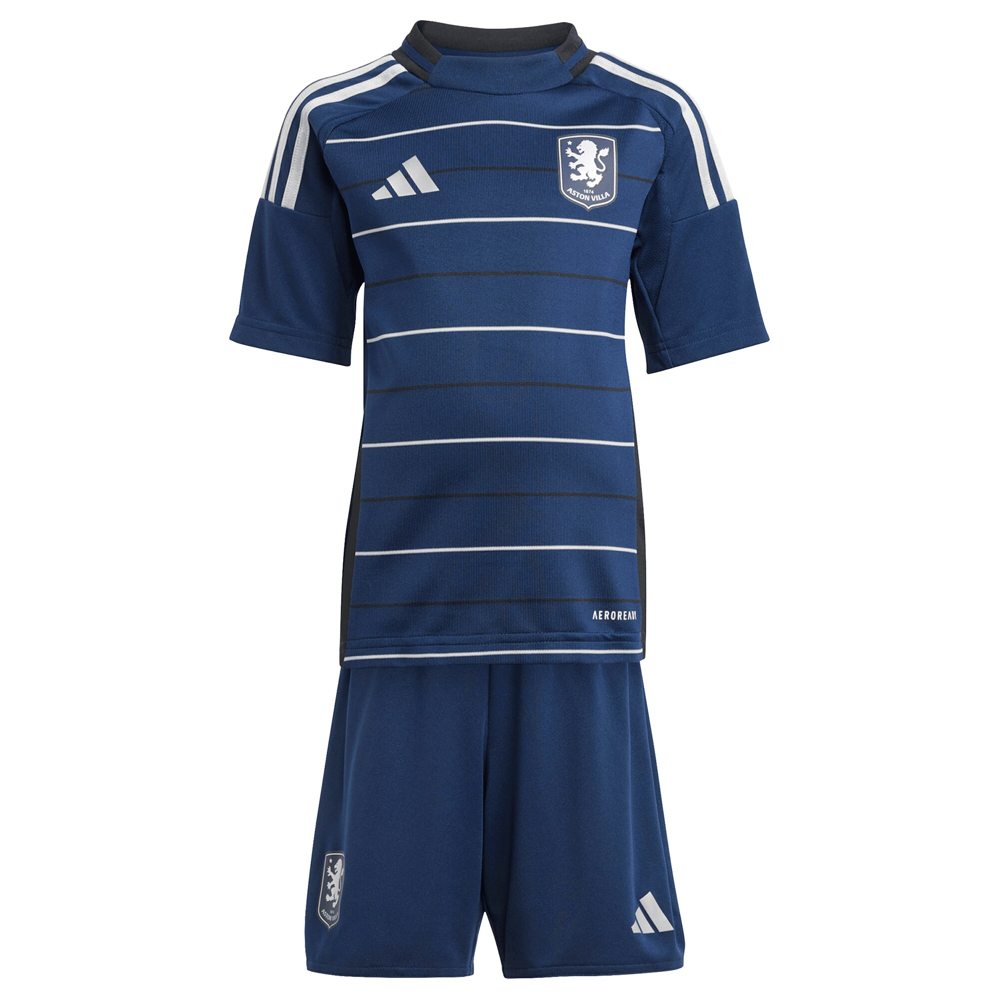 aston villa adidas third minikit 2024-25 with diego carlos 3 printing Collection | Official Aston Villa FC Gear Online