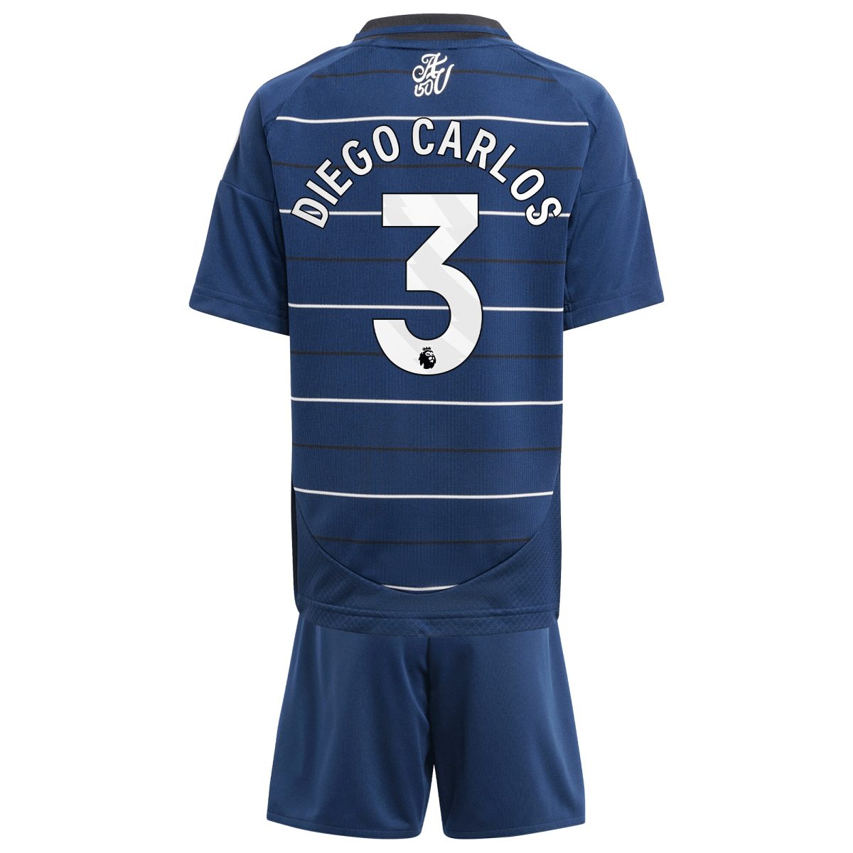 aston villa adidas third minikit 2024-25 with diego carlos 3 printing Collection | Official Aston Villa FC Gear Online