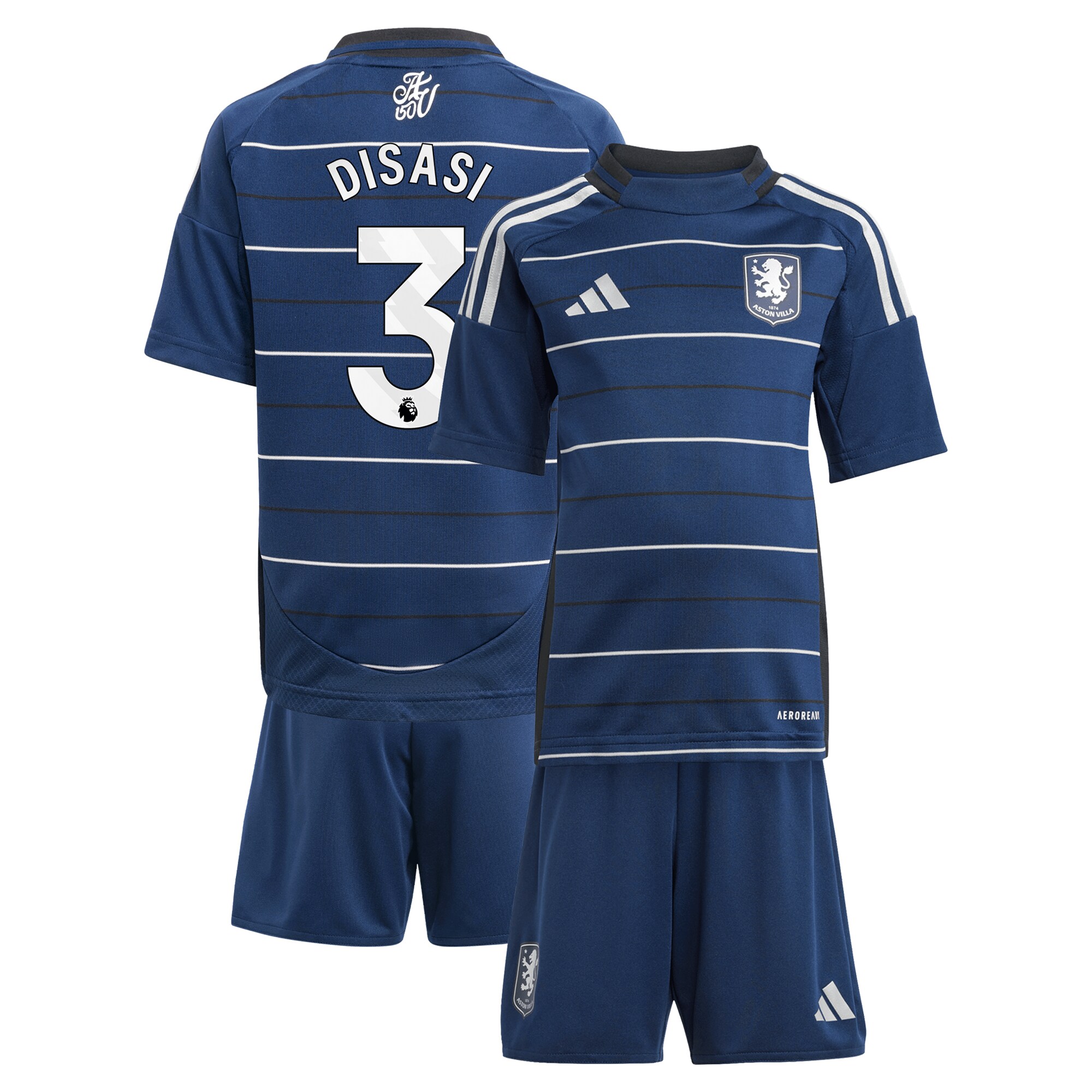 aston villa adidas third minikit 2024-25 with disasi 3 printing Collection | Official Aston Villa FC Gear Online