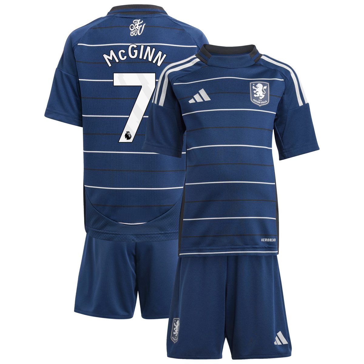 aston villa adidas third minikit 2024-25 with mcginn 7 printing Collection | Official Aston Villa FC Gear Online