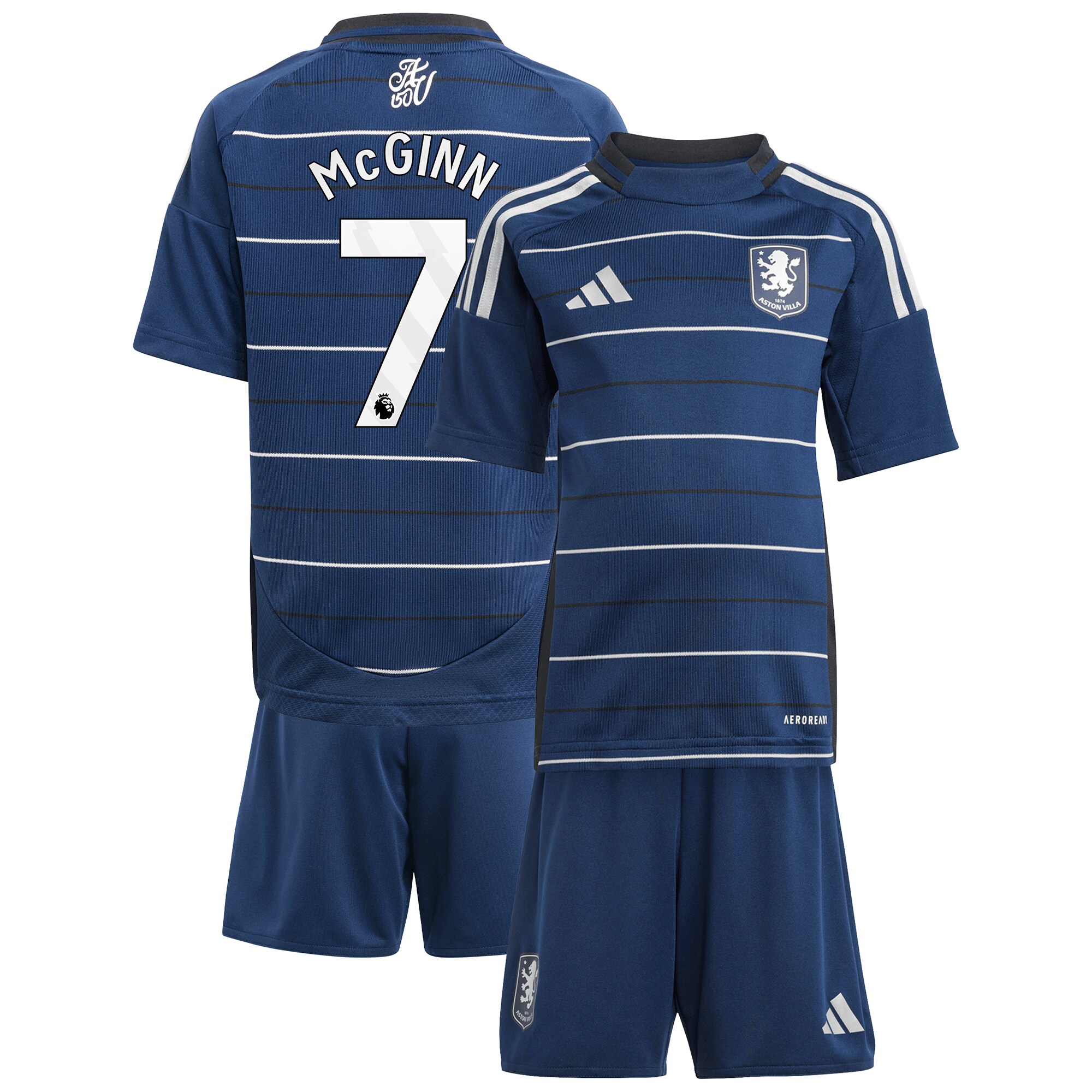 aston villa adidas third minikit 2024-25 with mcginn 7 printing Collection | Official Aston Villa FC Gear Online