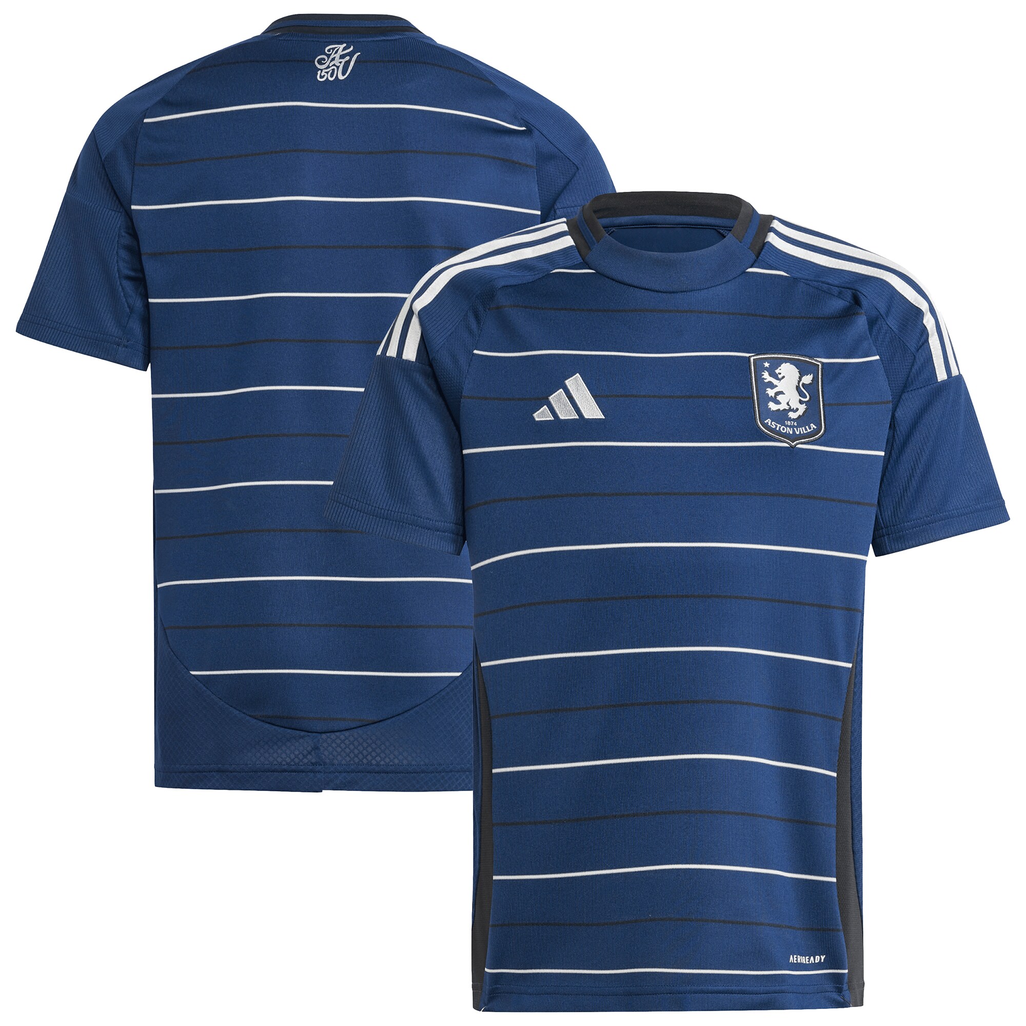 aston villa adidas third shirt 2024-25 – kids with custom printing Collection | Official Aston Villa FC Gear Online