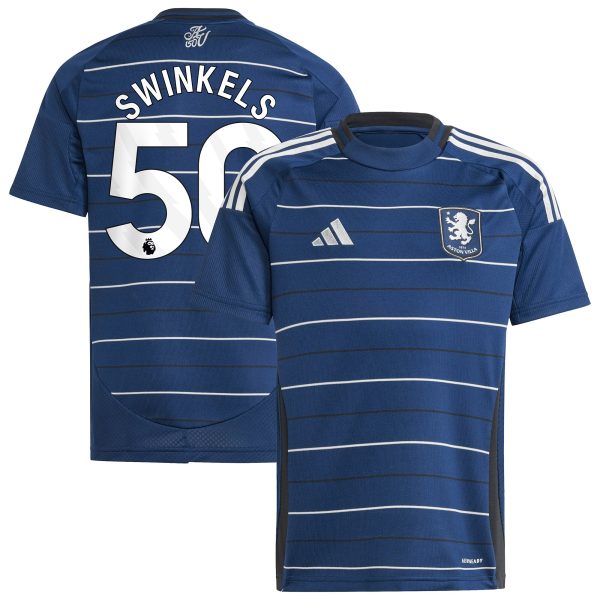 aston villa adidas third shirt 2024-25 – kids with swinkels 50 printing Collection | Official Aston Villa FC Gear Online