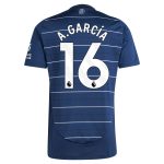 aston villa adidas third shirt 2024-25 with a.garcía 16 printing Collection | Official Aston Villa FC Gear Online