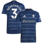 aston villa adidas third shirt 2024-25 with diego carlos 3 printing Collection | Official Aston Villa FC Gear Online