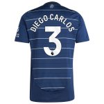 aston villa adidas third shirt 2024-25 with diego carlos 3 printing Collection | Official Aston Villa FC Gear Online