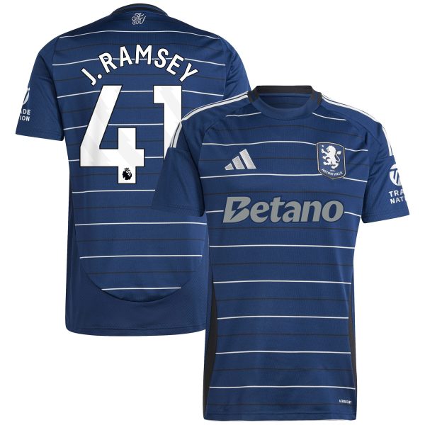 aston villa adidas third shirt 2024-25 with j. ramsey 41 printing Collection | Official Aston Villa FC Gear Online