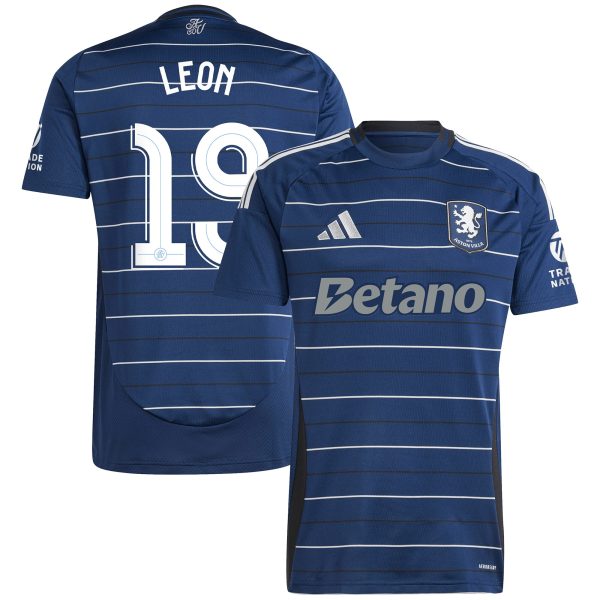 aston villa adidas third shirt 2024-25 with leon 19 cup printing Collection | Official Aston Villa FC Gear Online