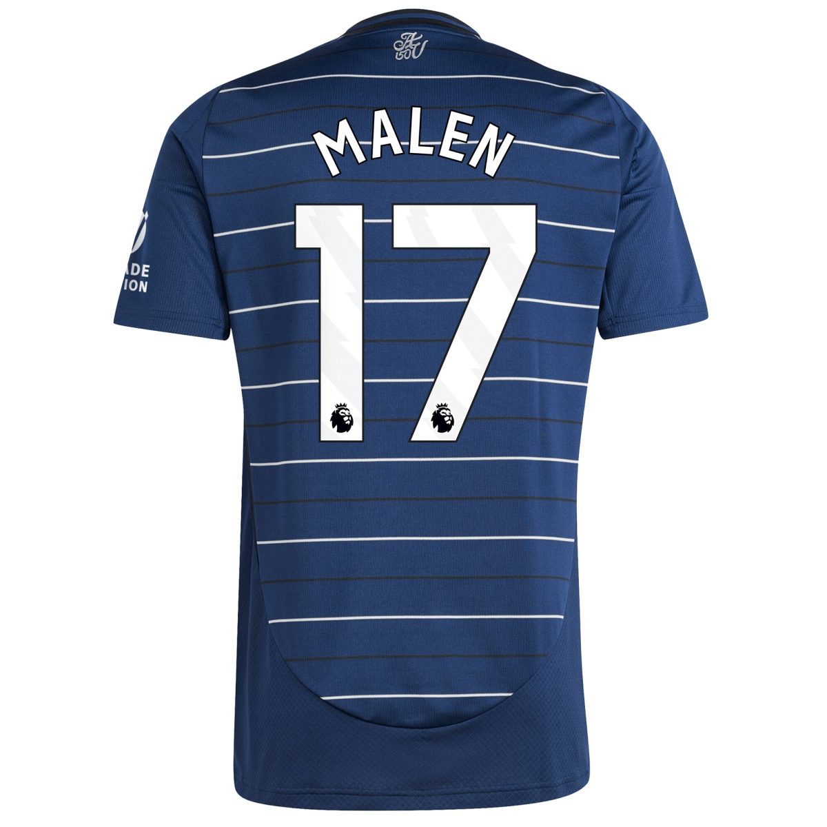 aston villa adidas third shirt 2024-25 with malen 17 printing Collection | Official Aston Villa FC Gear Online
