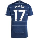 aston villa adidas third shirt 2024-25 with malen 17 printing Collection | Official Aston Villa FC Gear Online
