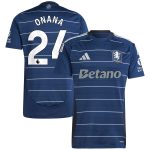 aston villa adidas third shirt 2024-25 with onana 24 printing Collection | Official Aston Villa FC Gear Online