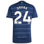aston villa adidas third shirt 2024-25 with onana 24 printing Collection | Official Aston Villa FC Gear Online