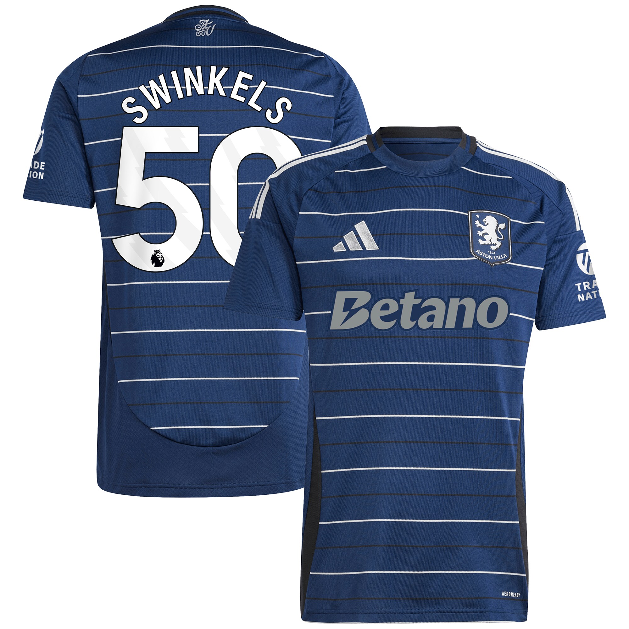 aston villa adidas third shirt 2024-25 with swinkels 50 printing Collection | Official Aston Villa FC Gear Online