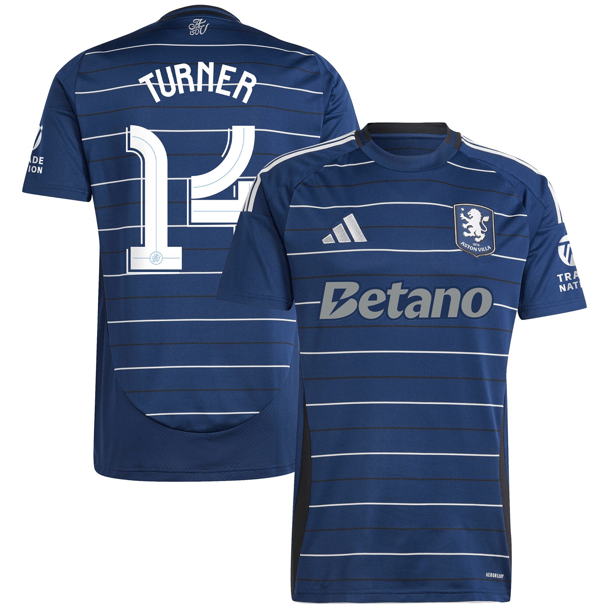 aston villa adidas third shirt 2024-25 with turner 14 cup printing Collection | Official Aston Villa FC Gear Online