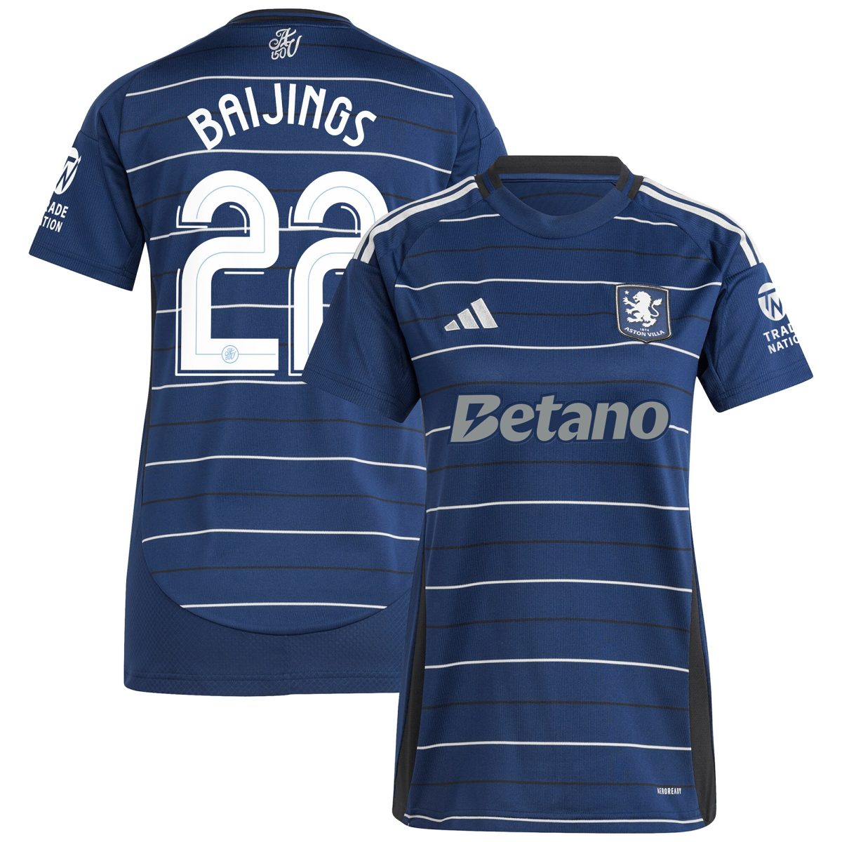 aston villa adidas third shirt 2024-25 – womens with baijings 22 cup printing Collection | Official Aston Villa FC Gear Online