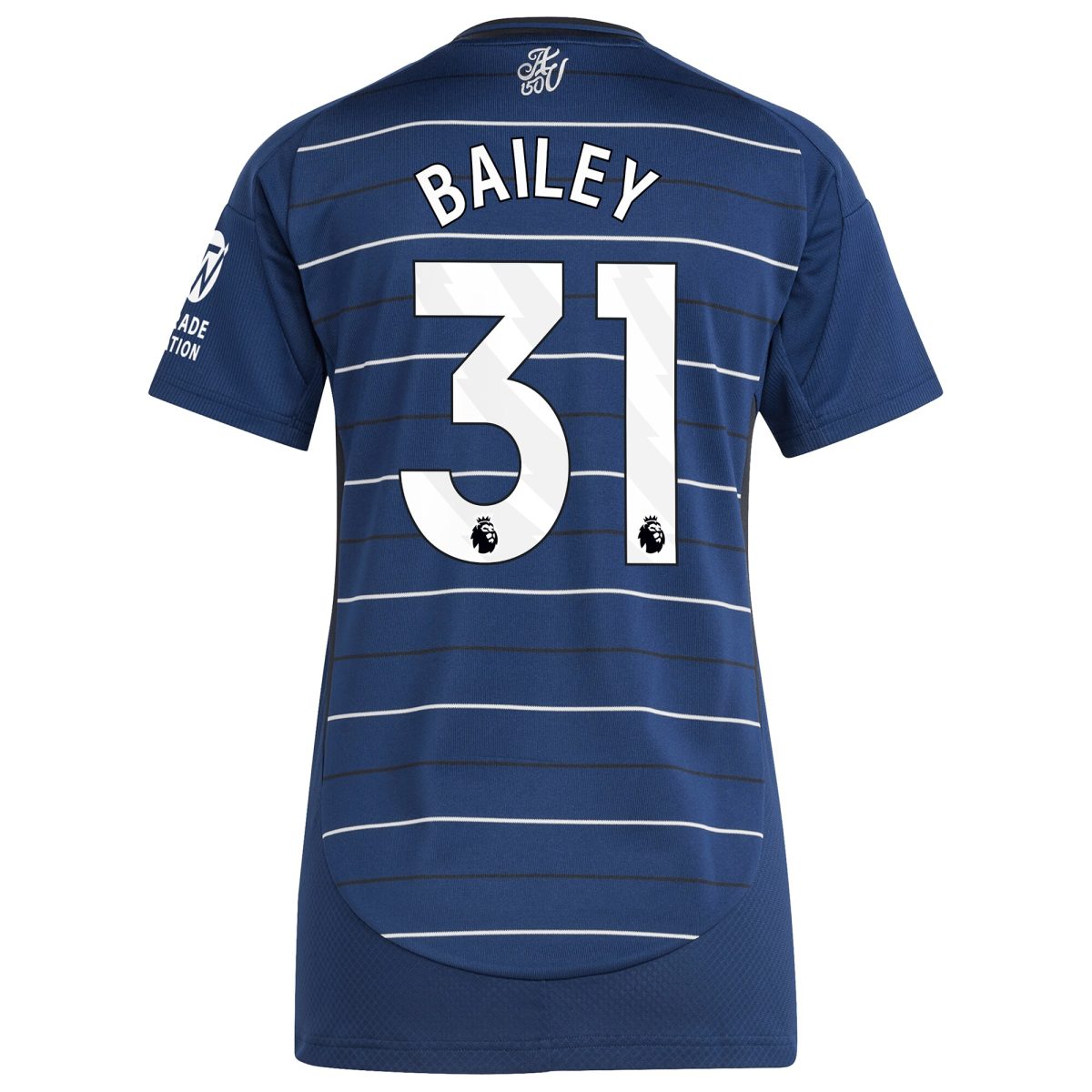 aston villa adidas third shirt 2024-25 – womens with bailey 31 printing Collection | Official Aston Villa FC Gear Online