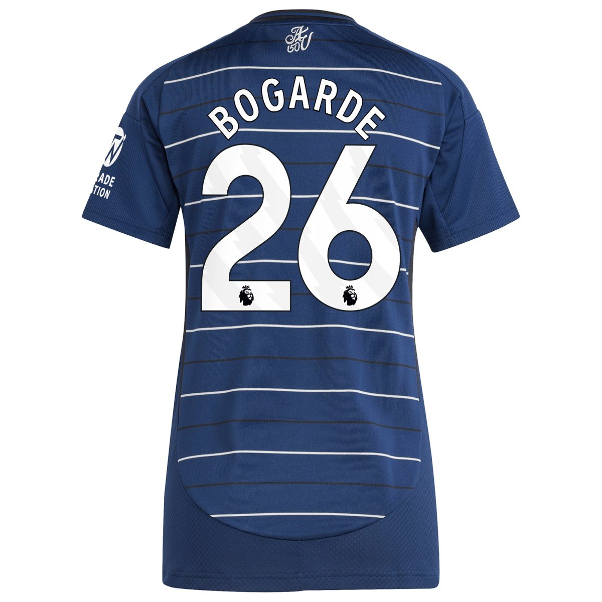 aston villa adidas third shirt 2024-25 – womens with bogarde 26 printing Collection | Official Aston Villa FC Gear Online