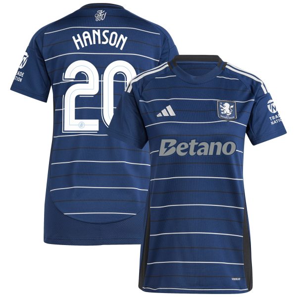 aston villa adidas third shirt 2024-25 – womens with hanson 20 cup printing Collection | Official Aston Villa FC Gear Online