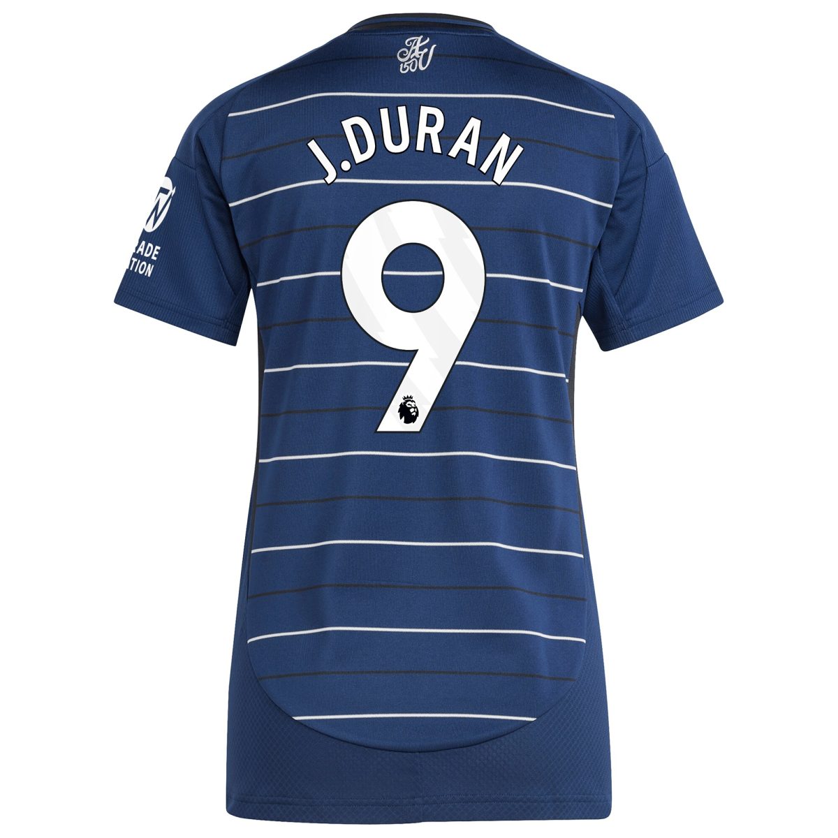 aston villa adidas third shirt 2024-25 – womens with j.duran 9 printing Collection | Official Aston Villa FC Gear Online