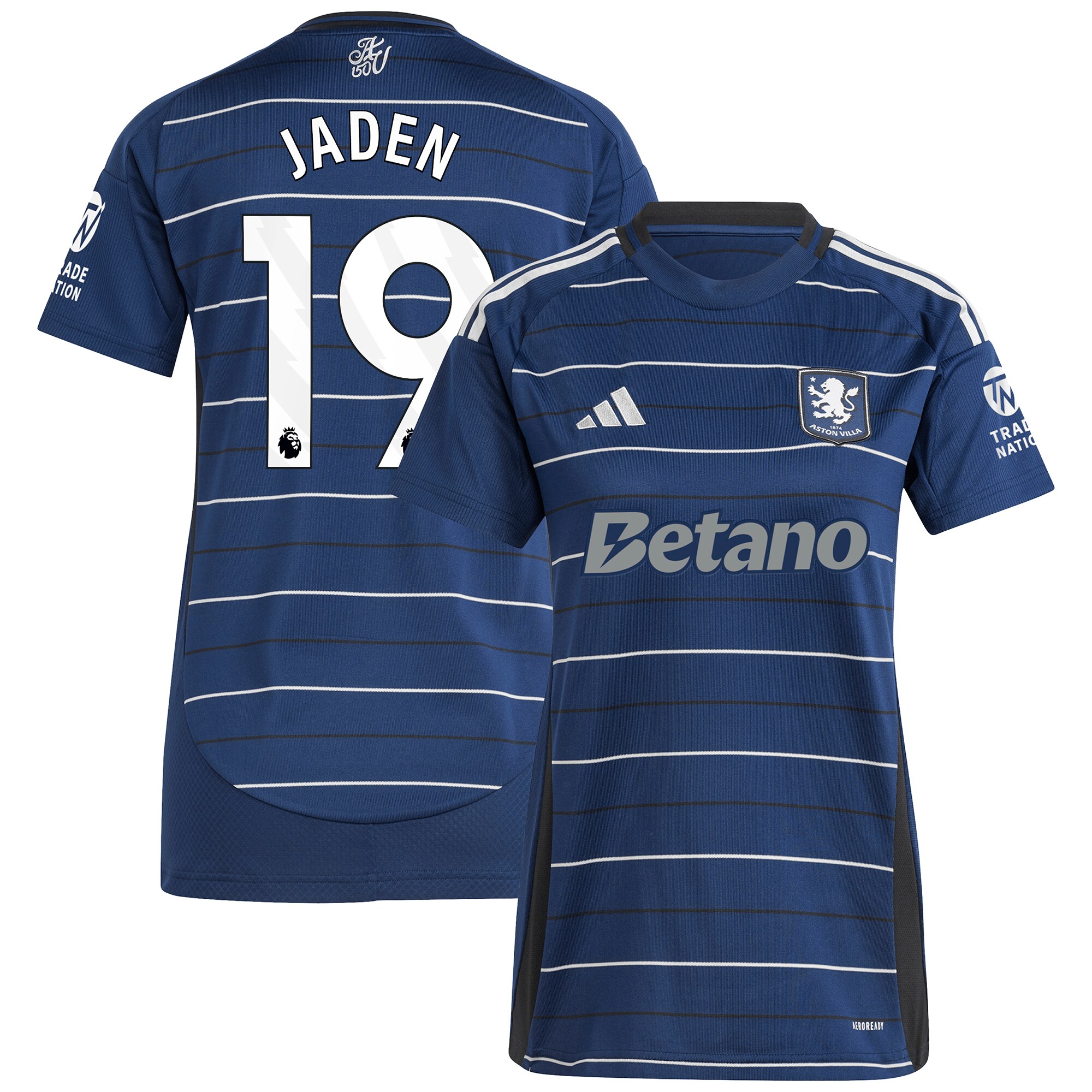aston villa adidas third shirt 2024-25 – womens with jaden 19 printing Collection | Official Aston Villa FC Gear Online