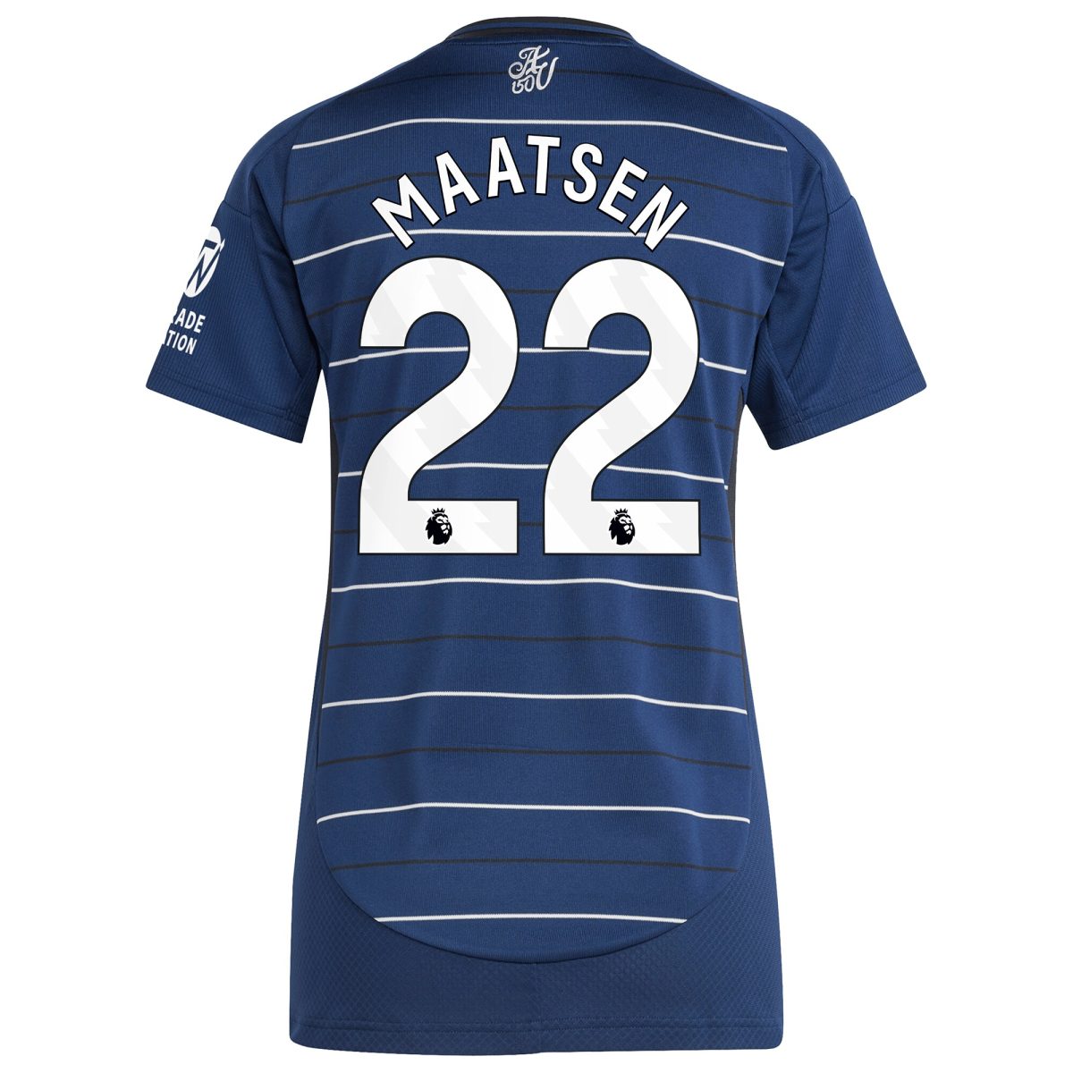aston villa adidas third shirt 2024-25 – womens with maatsen 22 printing Collection | Official Aston Villa FC Gear Online