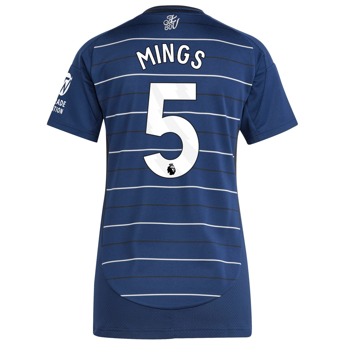 aston villa adidas third shirt 2024-25 – womens with mings 5 printing Collection | Official Aston Villa FC Gear Online