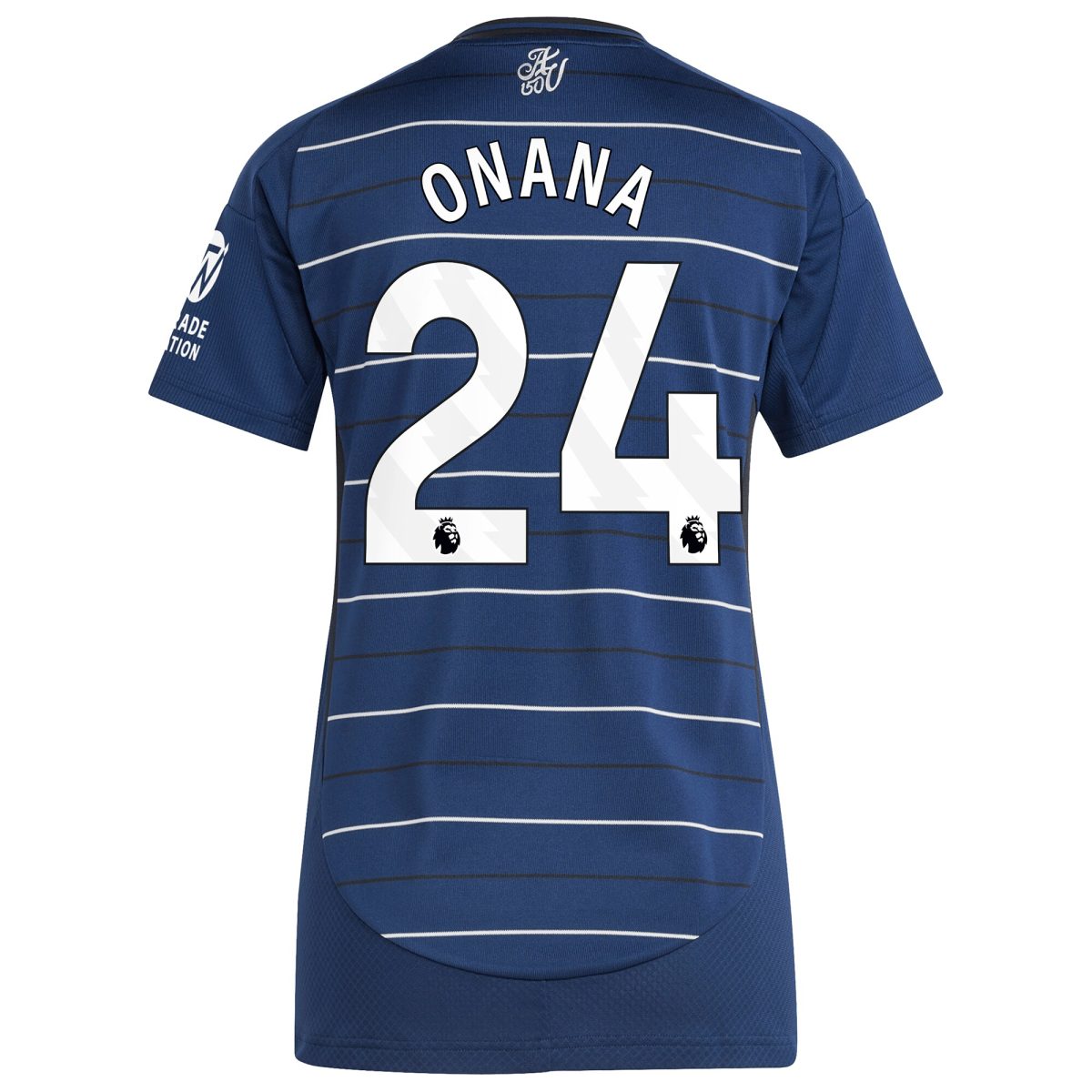 aston villa adidas third shirt 2024-25 – womens with onana 24 printing Collection | Official Aston Villa FC Gear Online